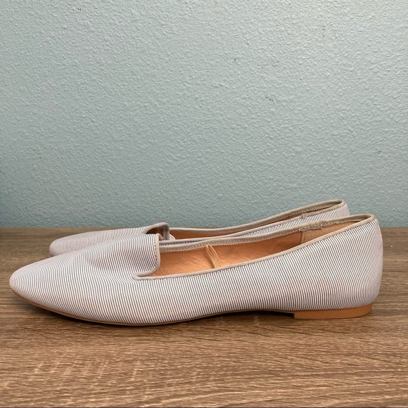 H&M Striped Flats - Blue/white - 9.5 - Picture 5 of 7